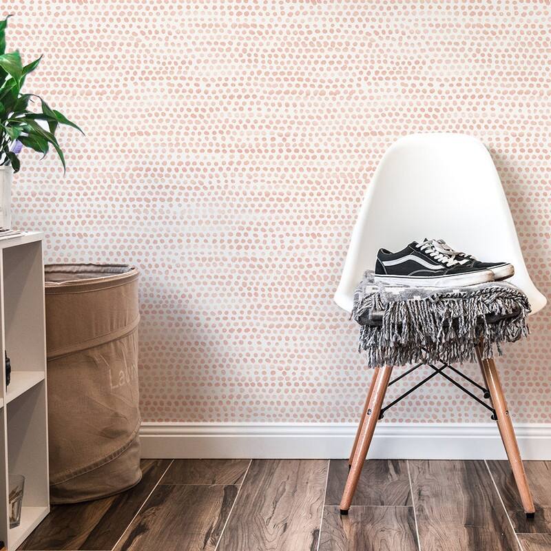 Moire Dots Removable Peel and Stick Wallpaper