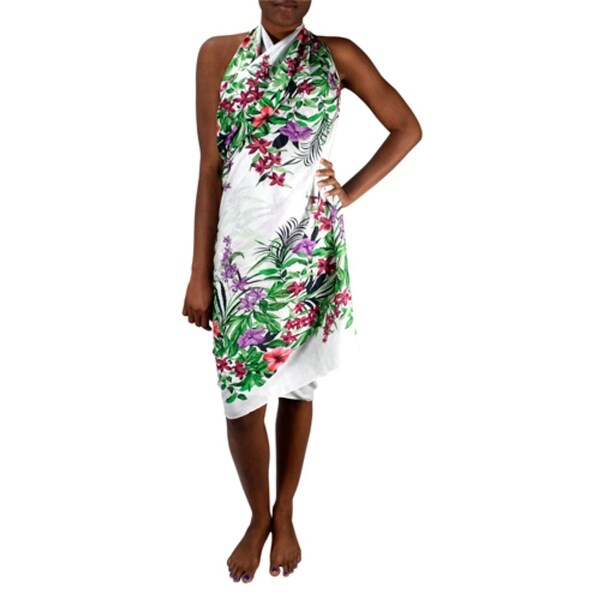 long sarong beach cover up