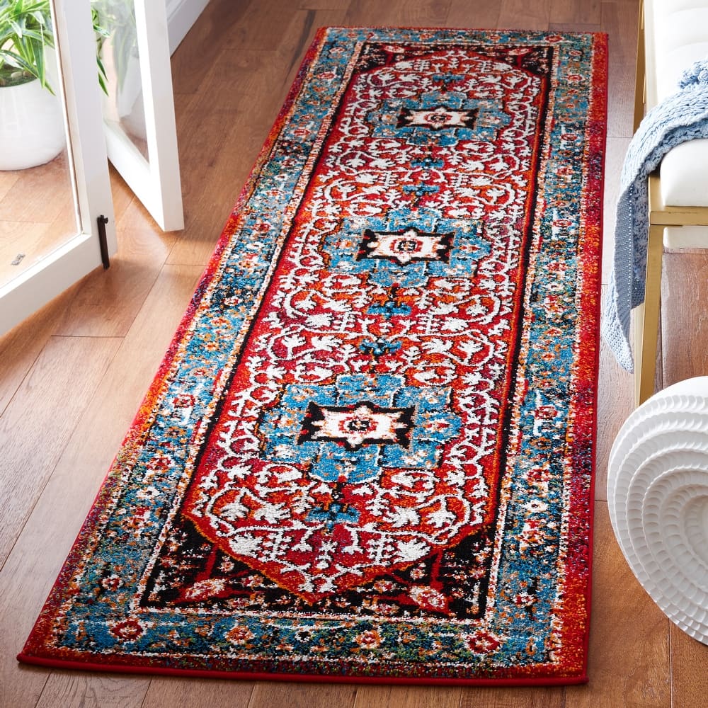 SAFAVIEH Vintage Hamadan Namita Traditional Oriental Medallion Rug