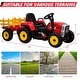 preview thumbnail 18 of 18, 12V 25W Ride on Tractor with Trailer & Remote Control