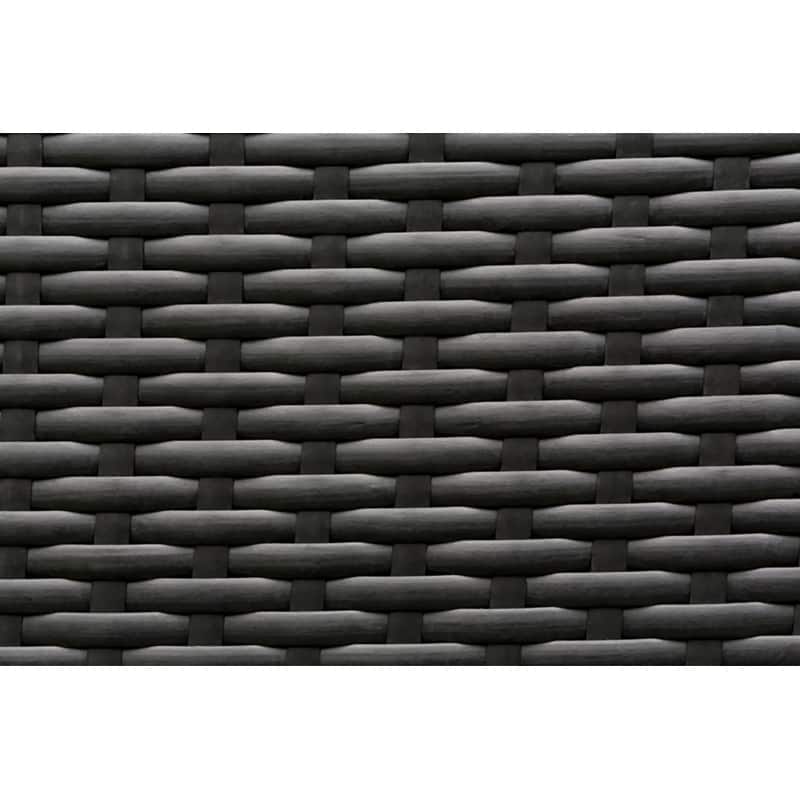 Ohana Outdoor 7-pc. Cushioned Black Wicker Conversation Set - No Assembly