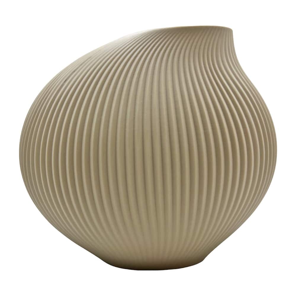 7 Inch Wide Modern Ceramic Vase for Flowers