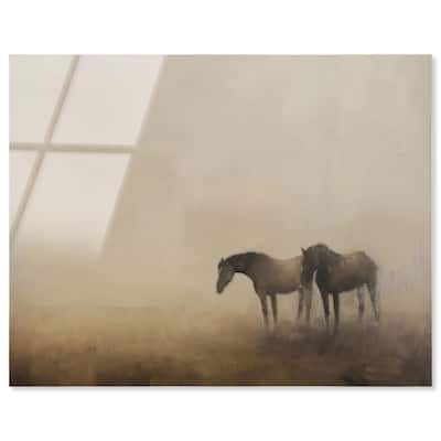 Equine Duo Acrylic by Art Remedy, Ready to Hang