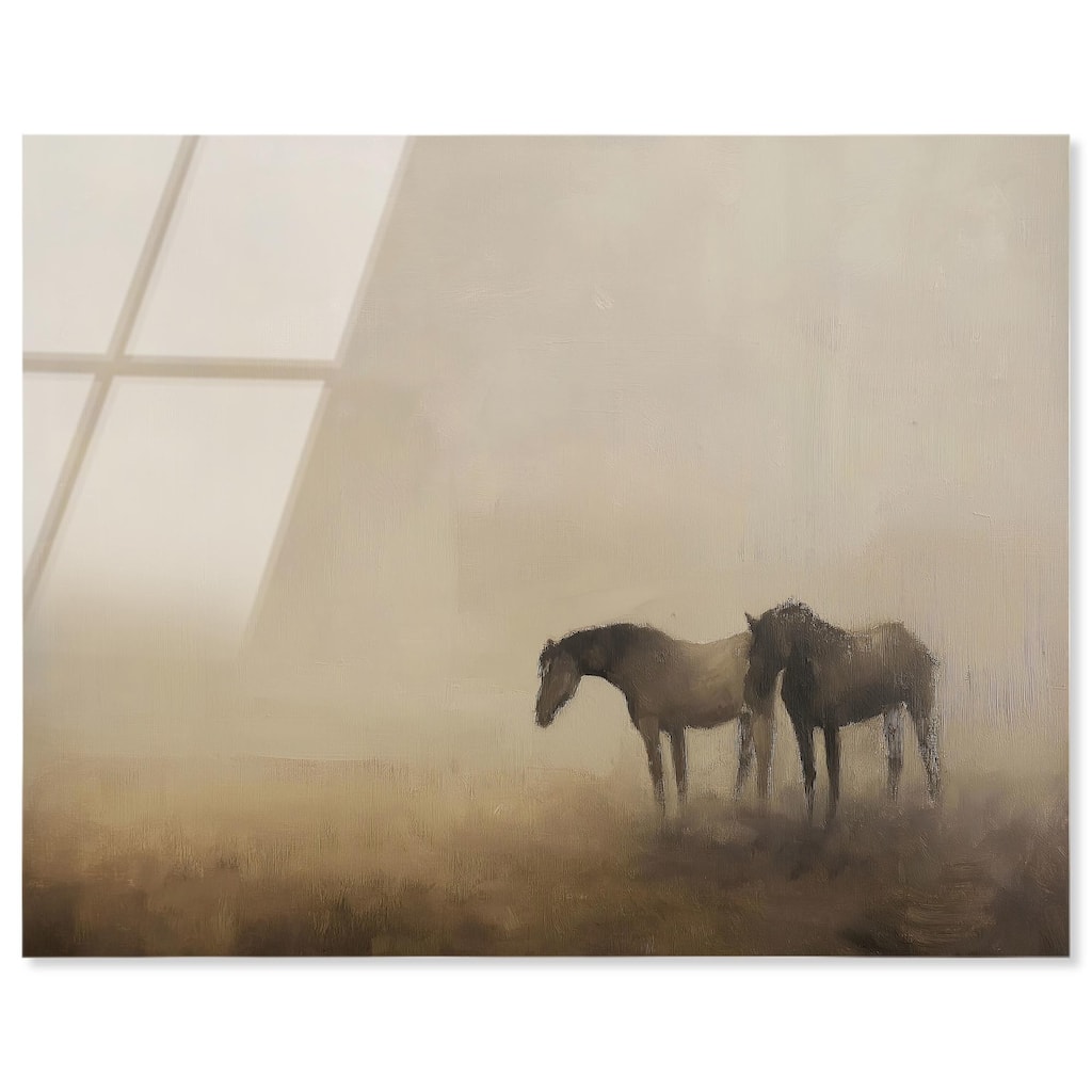 Equine Duo Acrylic by Art Remedy, Ready to Hang