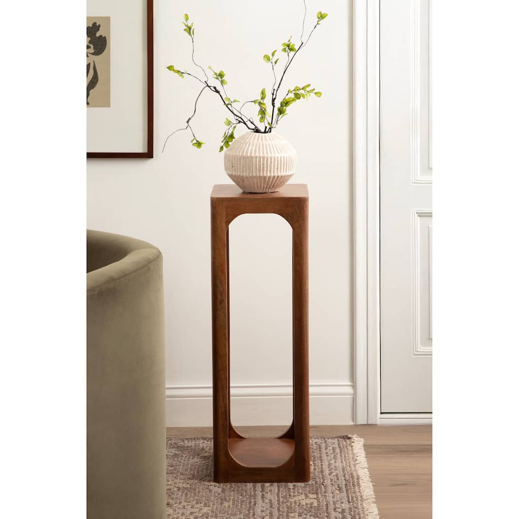 Kate and Laurel Dahl Square Wood Tea Table