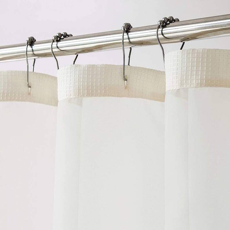 Porch & Den Roycroft Hotel Shower Curtain with Detachable Liner