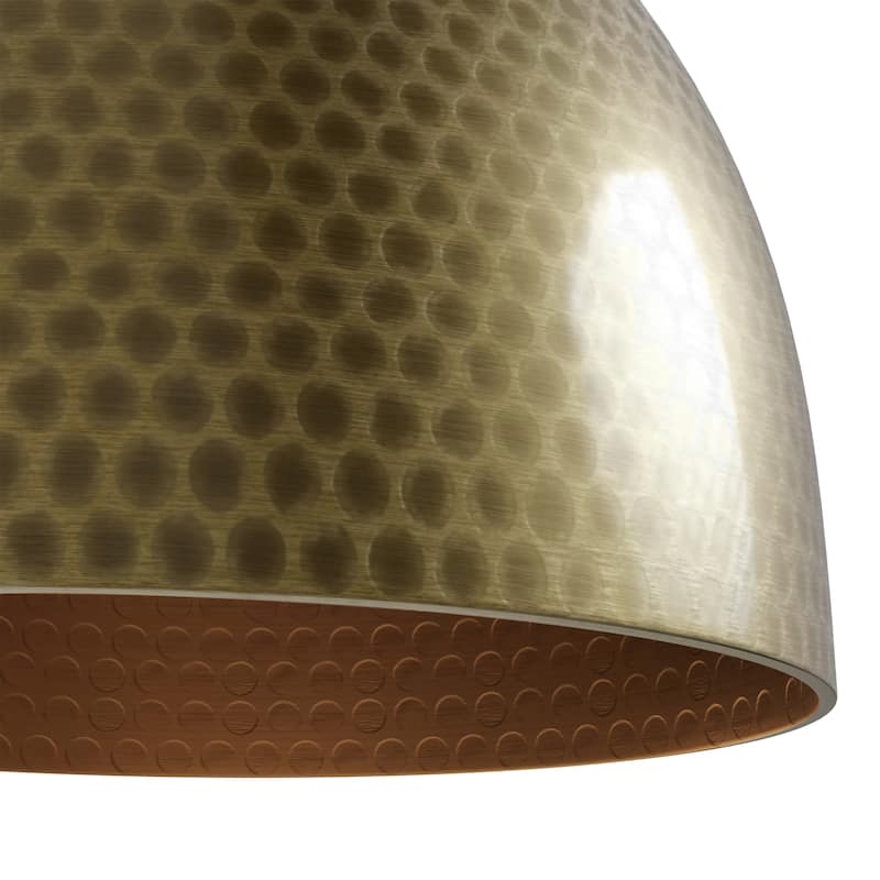 Arrco 3-Light Pendant Light - Aged Brass