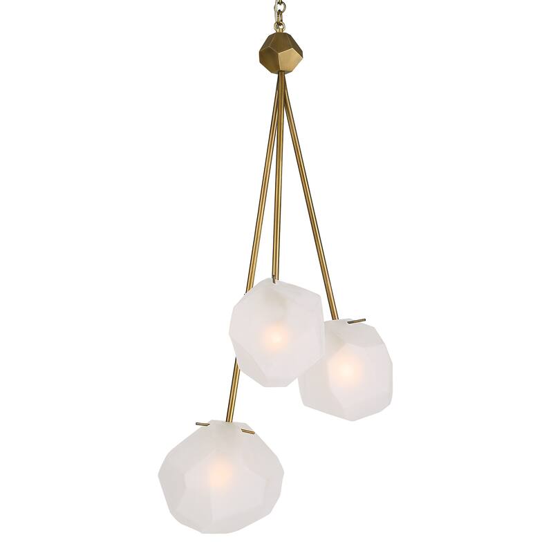 Uttermost Geodesic 3 Light Pendant - 36 H X 14 W X 12 D (in)