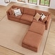 preview thumbnail 45 of 179, Mia Oversized Modular Sectional Fabric Sofa