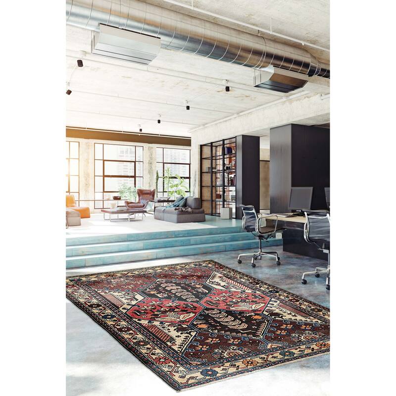 ECARPETGALLERY Hand-knotted Konya Anatolian Red Wool Rug - 4'3 x 6'5