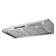 preview thumbnail 7 of 10, Cosmo 48 in. Ducted Under Cabinet Range Hood with Touch Controls, Permanent Filters, 4-Speed Fan, LED Lights in Stainless Steel