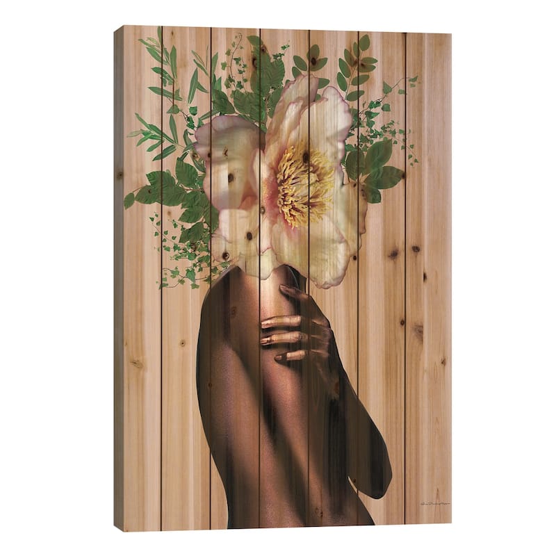 Rosé Gold Print On Wood by Ana Paula Hoppe - Multi-Color - 40x26x1.5