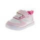 preview thumbnail 1 of 3, Josmo Girls' Hook and Loop Sneakers. (Infant/Toddler) White/Pink - 3