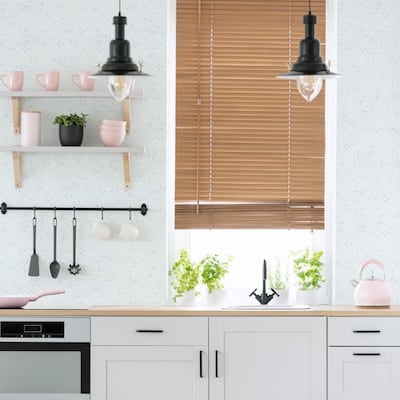 The Tile Life Eterna Penny 12x12 Venato White Round Glass Mosaic Floor, Wall & Backsplash Tile