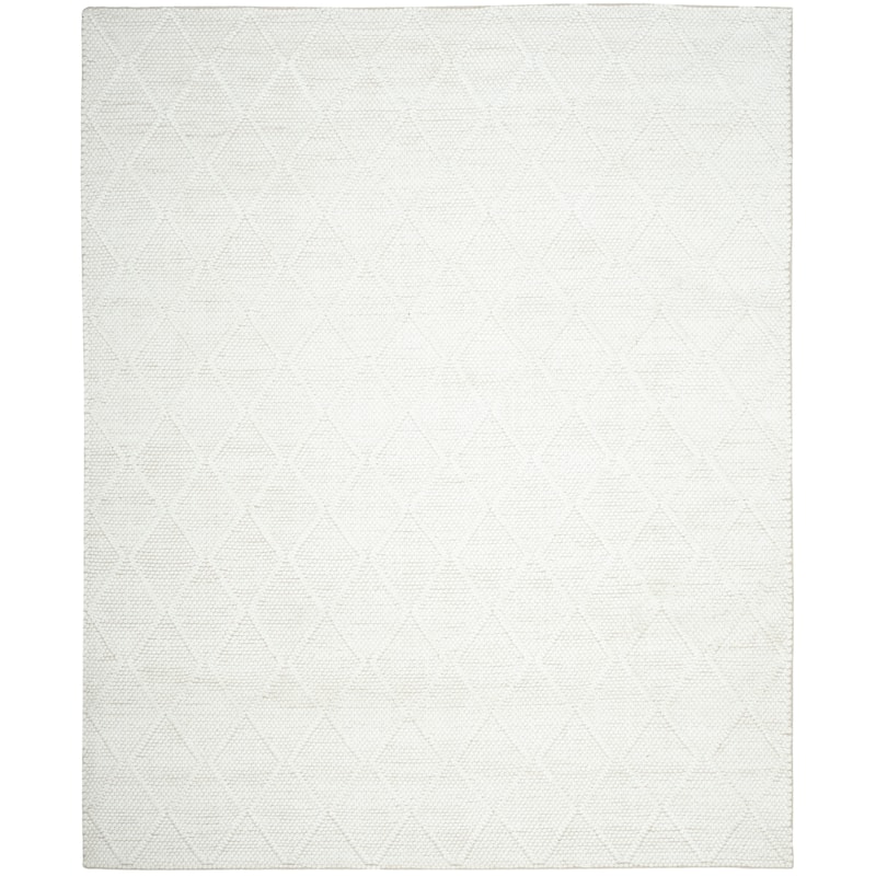 Lauren Ralph Lauren Handmade Millie Trellis Wool/Silk Rug - 10' x 14' - Ivory/Ivory
