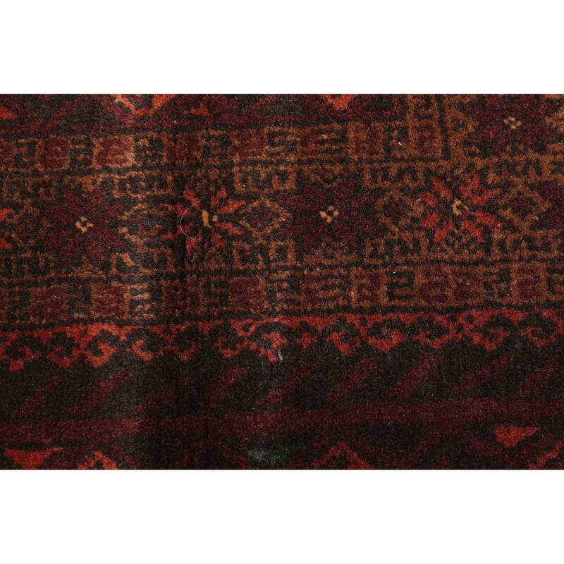 ECARPETGALLERY Hand-knotted Teimani Dark Brown Wool Rug - 2'8 x 4'3