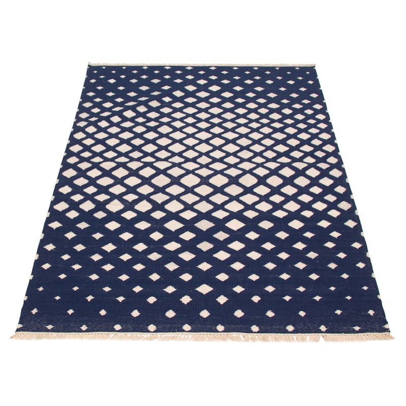 Ankara FW Navy Kilim 5'3" x 8'2" - 5'3 x 8'2