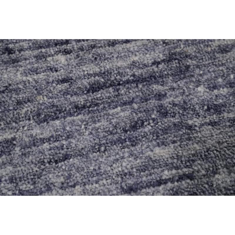 Hand Knotted Oriental 100% Wool Carpet Tribal Animal Pictorial Purples Gabbeh Area Rug - 12' 1'' X 9' 0''