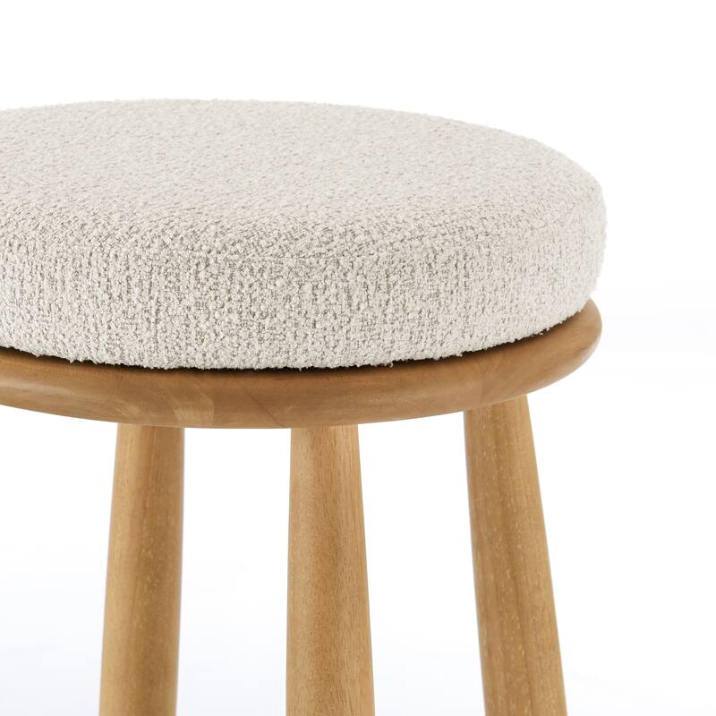 NPD Furniture Deandre Backless Swivel Counter Stool