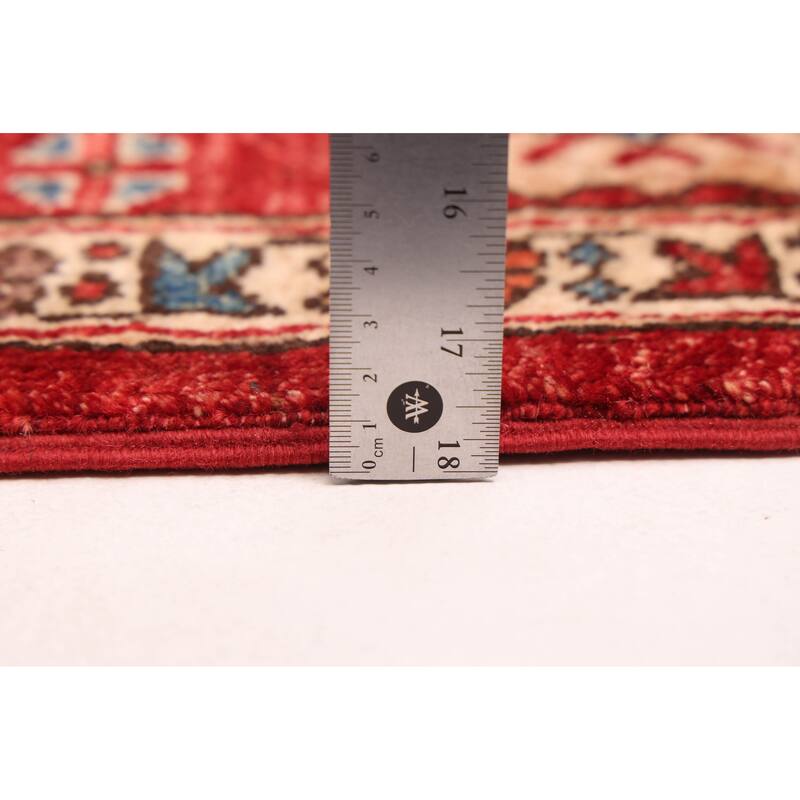 ECARPETGALLERY Hand-knotted Aryana Red Wool Rug - 5'10 x 7'10