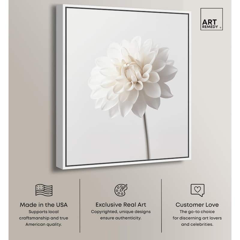 Pristine Blossom I Canvas by Art Remedy