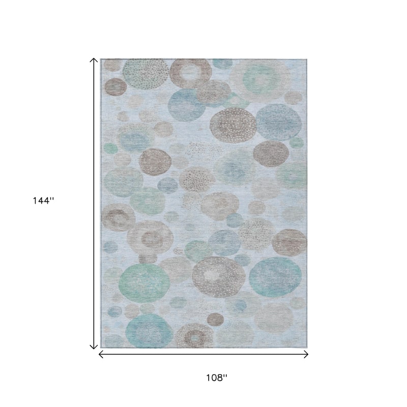 HomeRoots Geometric Transitional Rectangle Outdoor Rug