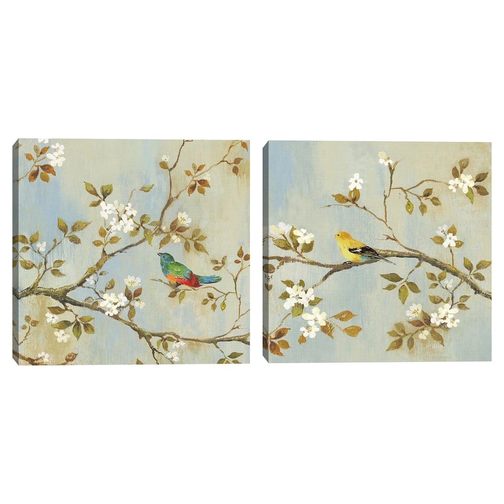 Apple Bloom I, Apple Bloom II by Asia Jensen Canvas Art Prints