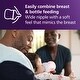 preview thumbnail 6 of 8, Philips Avent Natural Baby Bottle With Natural Response Nipple, 9oz, 4pk, Pink