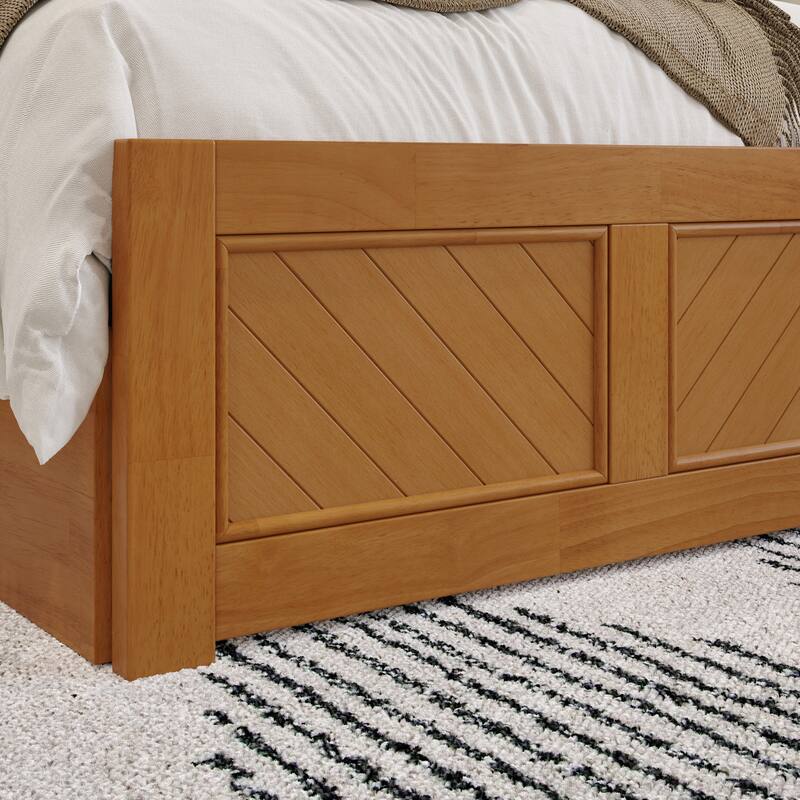 AFI, Canyon Platform Bed with Matching Footboard & Trundle