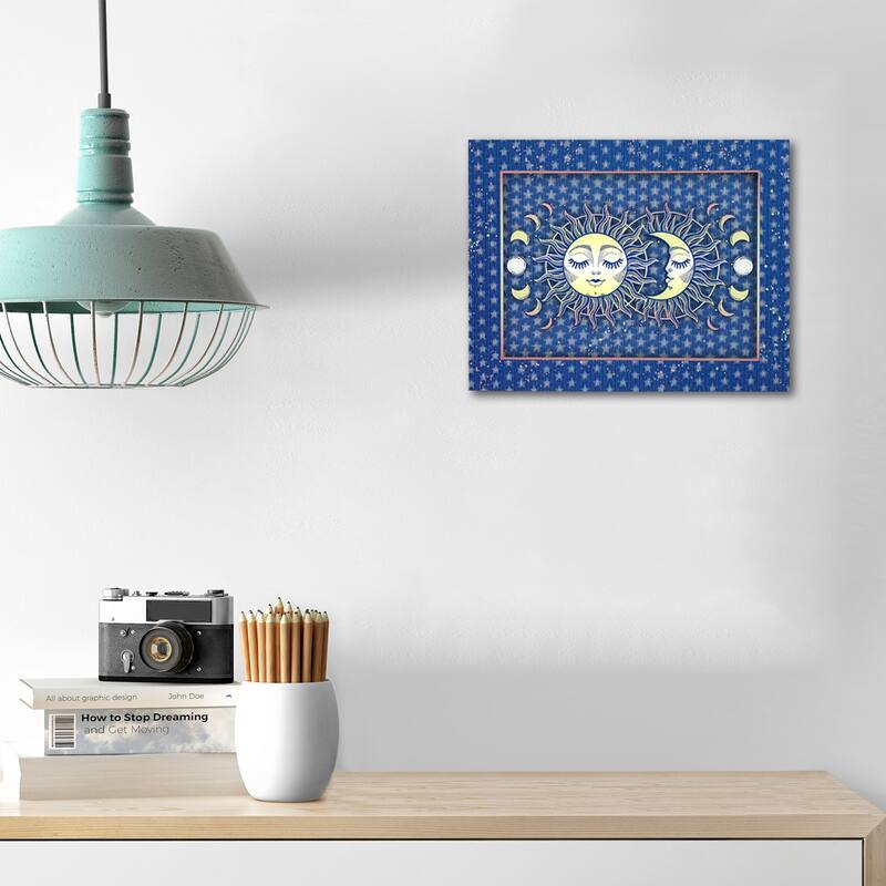 Matashi 5D Multi-Dimensional Wall Art - Custom Made Sun and Moon Wall Art Print