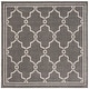 preview thumbnail 110 of 192, SAFAVIEH Amherst Norma Modern Rug 5' Square - Dark Grey/Beige - Square