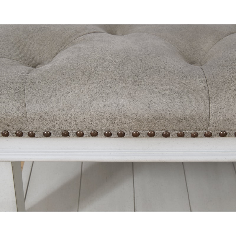 Kanwyn Upholstered Ottoman Cocktail Table - 40"W x 40"D x 18"H