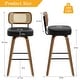 preview thumbnail 53 of 199, 26"/29" Swivel Bar Stools/ Counter Stools with Bentwood Legs