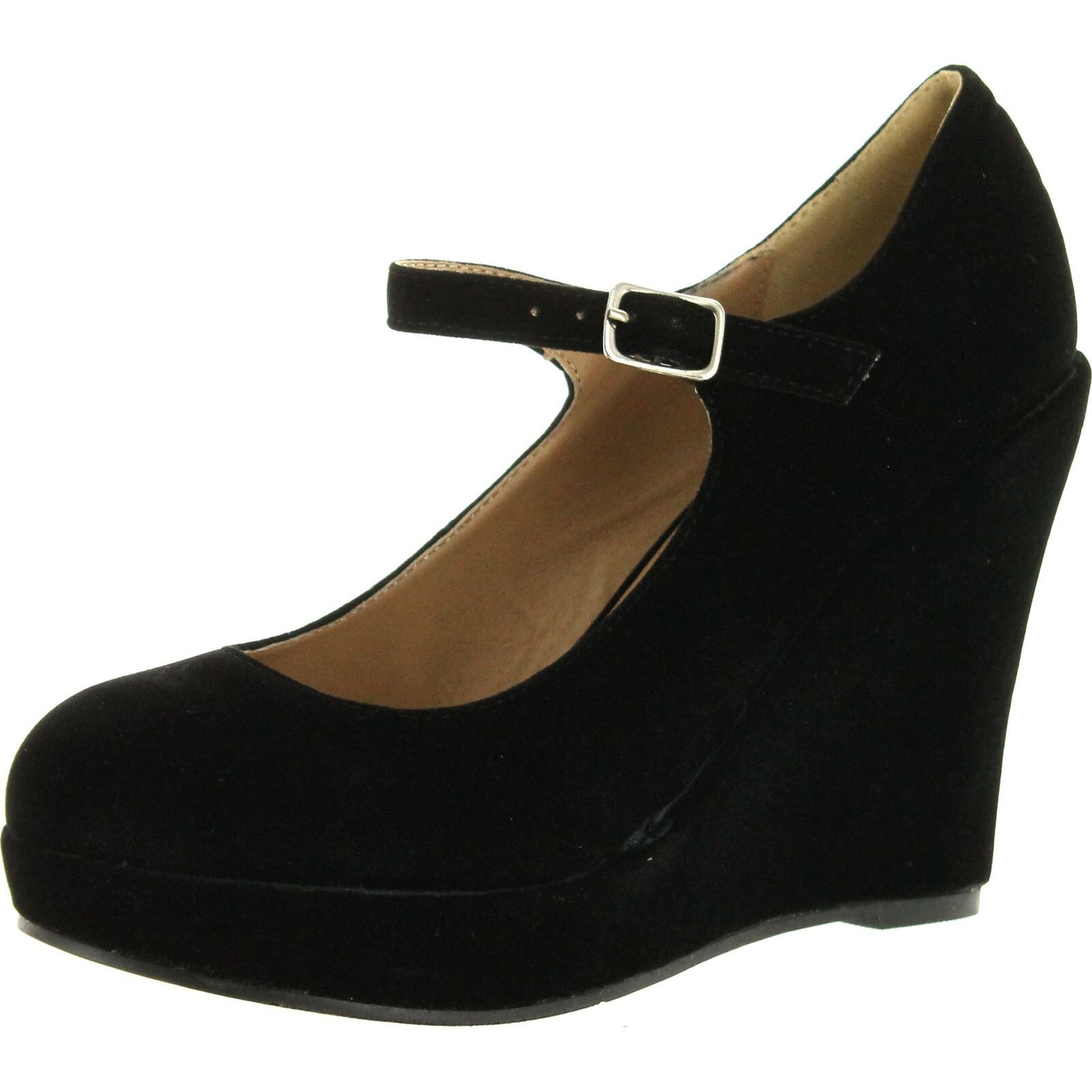 mary jane wedge pumps