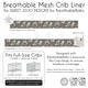 preview thumbnail 6 of 4, Sweet Jojo Designs + BreathableBaby Breathable Mesh Crib Liner Woodland Camo Boy - Rustic Forest Army Camouflage