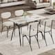 Option White Table + Beige Chair