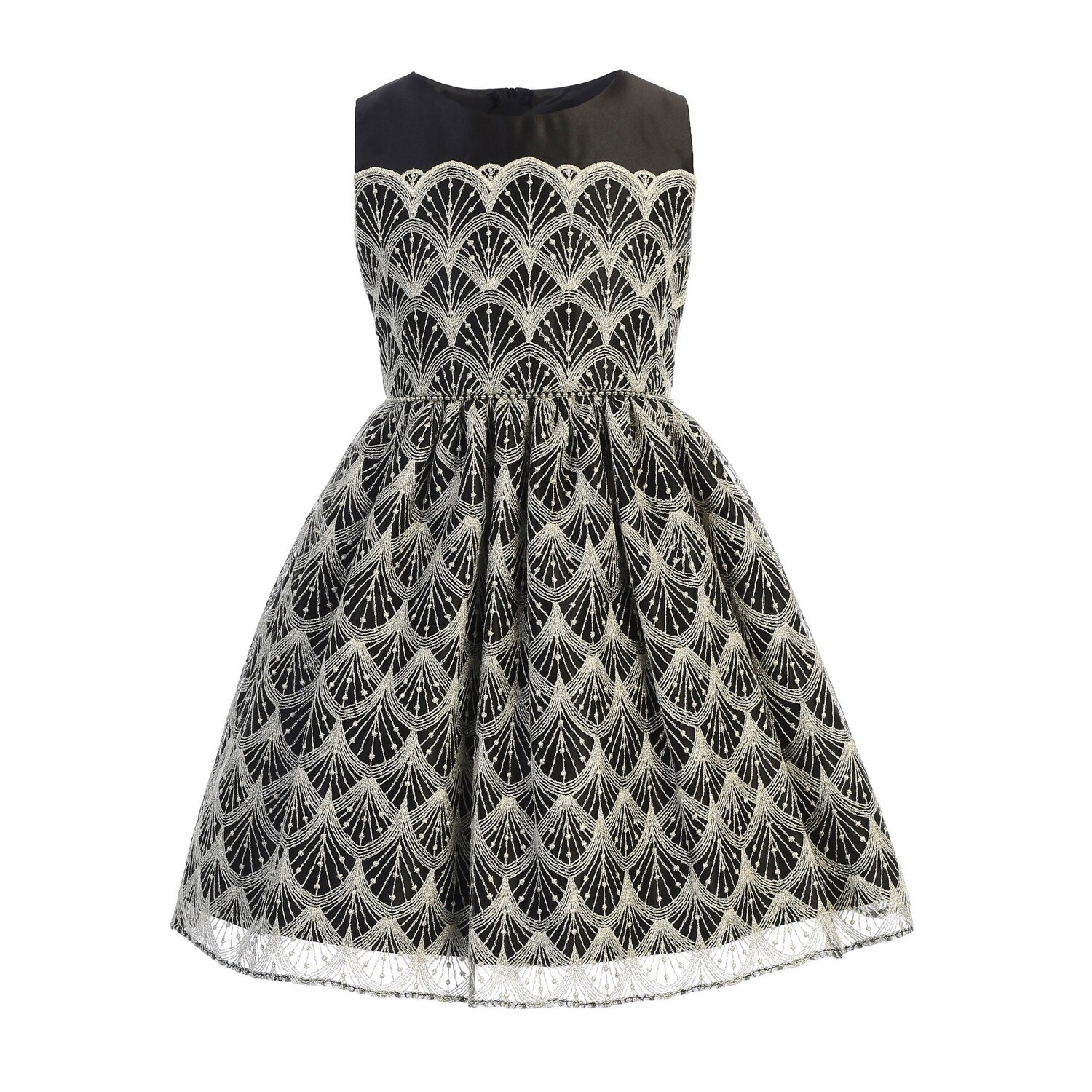 girls black holiday dress