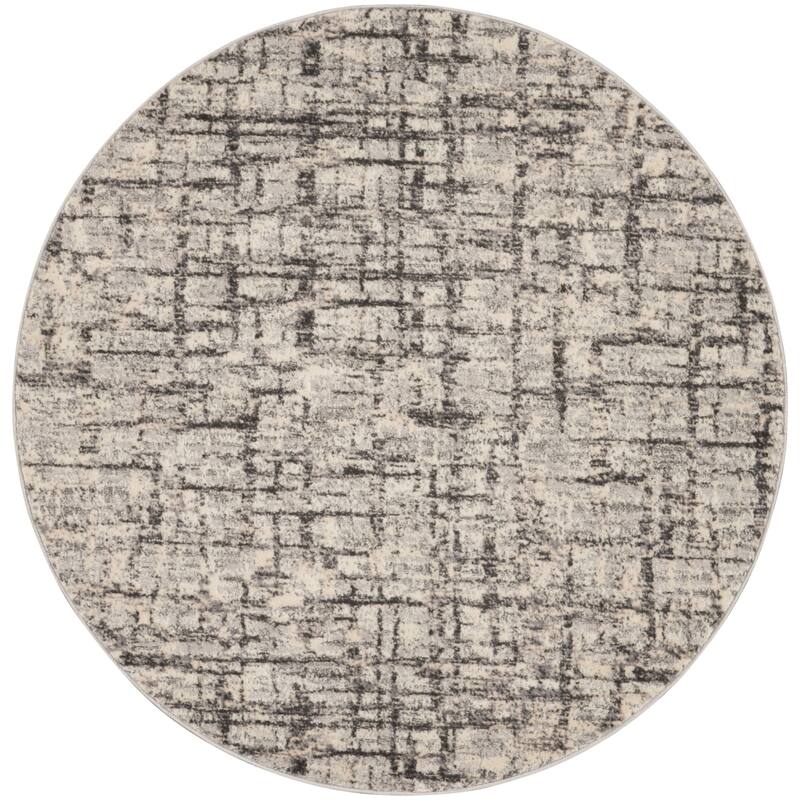Calvin Klein Rush Glam Modern Abstract Geometric Area Rug