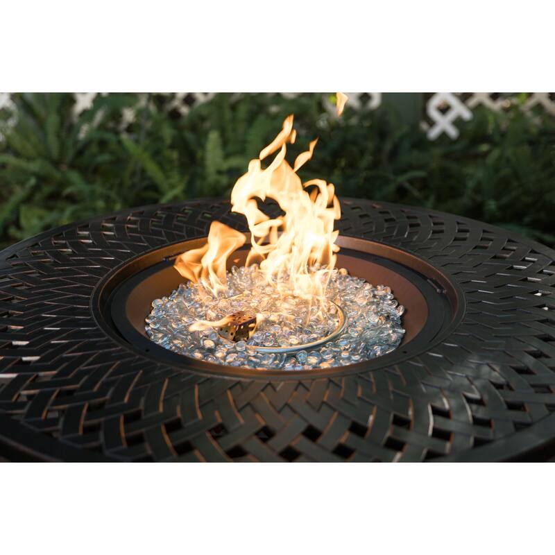 Wagner Round Aluminum Fire Pit - N/A