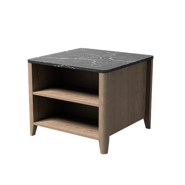 tobacco brown end table Classic Wooden Storage Wall Cabinet with Adjustable Shelves & Soft-Close Double Doors White by GDFStudio The single drawer Null Furniture 3013 Aged Tobacco