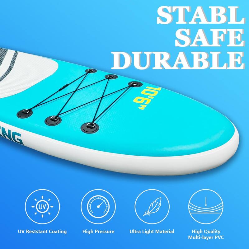 Inflatable Stand Up Paddle Board,Premium Stand Up Paddle Board with Non-Slip Deck Design