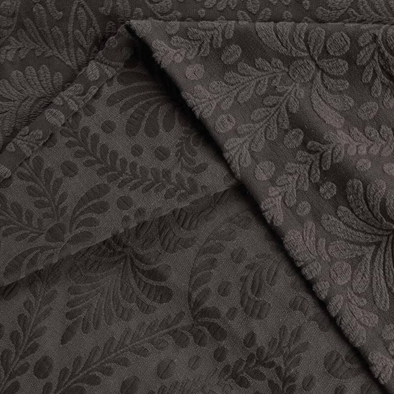 Superior Aspen Jacquard Floral Scalloped Edges Cotton Blend Bedspread Set
