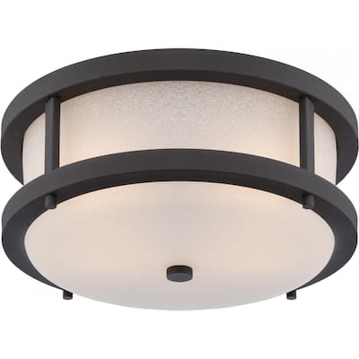 Nuvo Lighting 62/653 Willis 2 Light 13-3/4" Wide LED Outdoor Flush