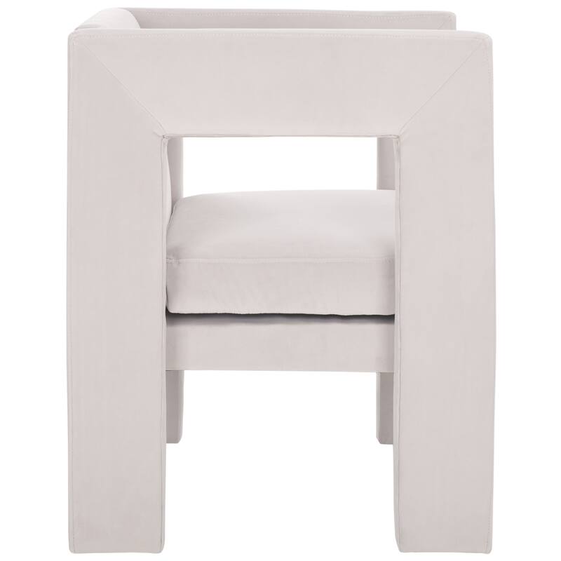 SAFAVIEH Noreena Cut Out Accent Chair - W26" x D24" x H30" - 26Wx24Dx30H