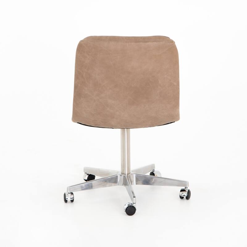 Tyler Desk Chair-Natural Washed Mushroom