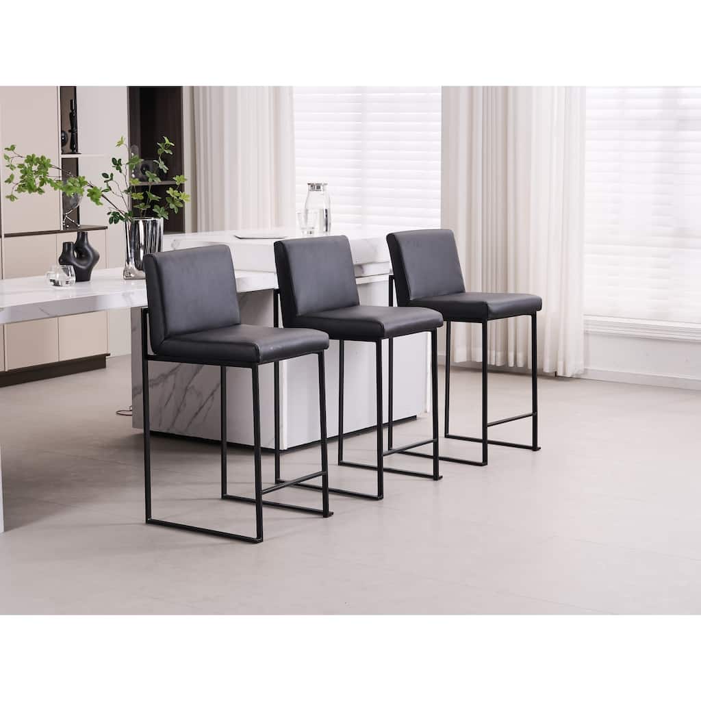 Home 2 Office London Stackable Barstool Set of 3