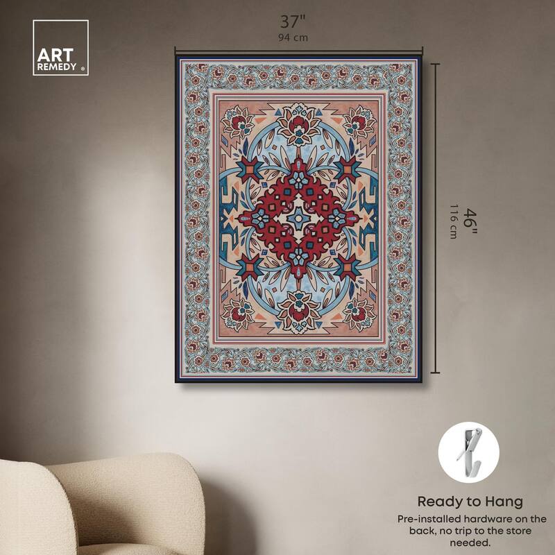 Ornamental bloom Canvas by Art Remedy