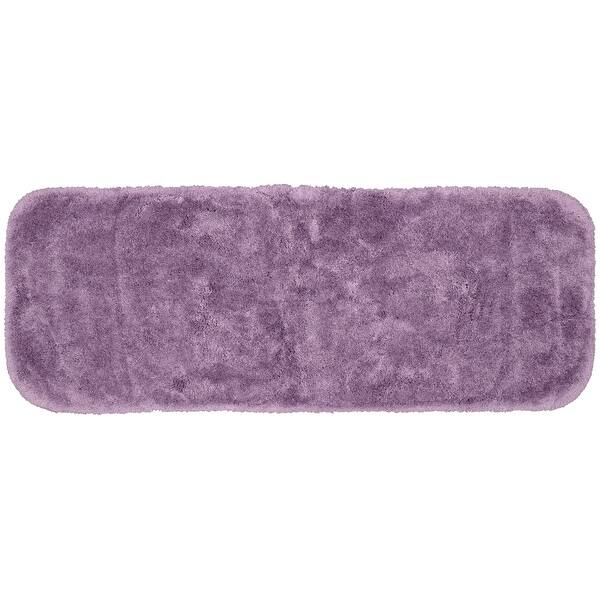 Shop Finest Luxury Purple Ultra Plush Washable Bath Rug Runner On Sale Overstock 25719777