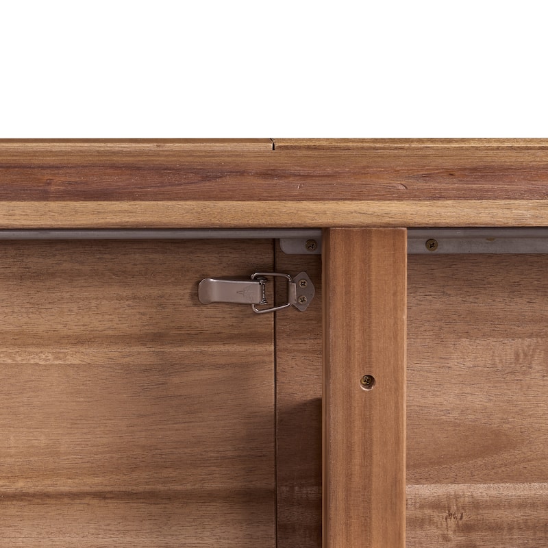 NPD Furniture Hereford 71-93" Extendable Acacia Wood Dining Table