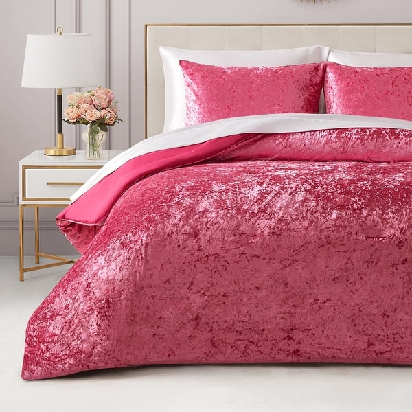 Juicy Couture Crushed Velvet Comforter Set